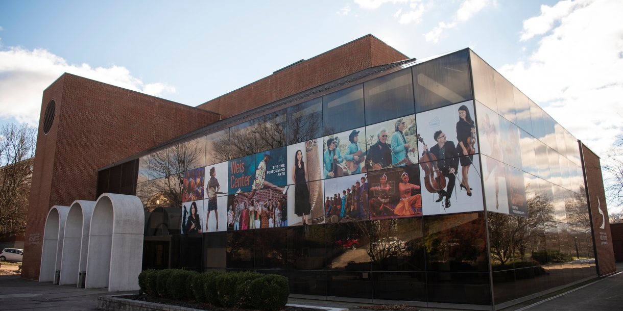 Exterior of the Weis Center for the Performing Arts