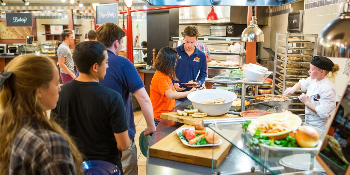 Bostwick Marketplace at lunch