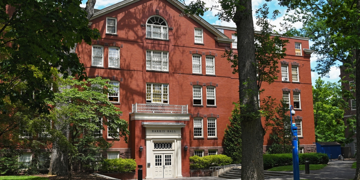 Exterior of Harris Hall