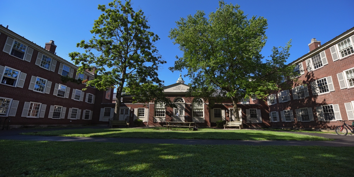 Exterior of Swartz Hall