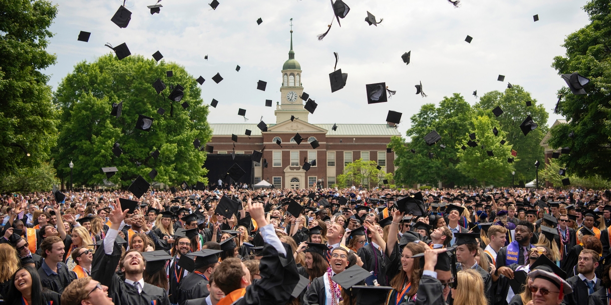 Graduation cap toss