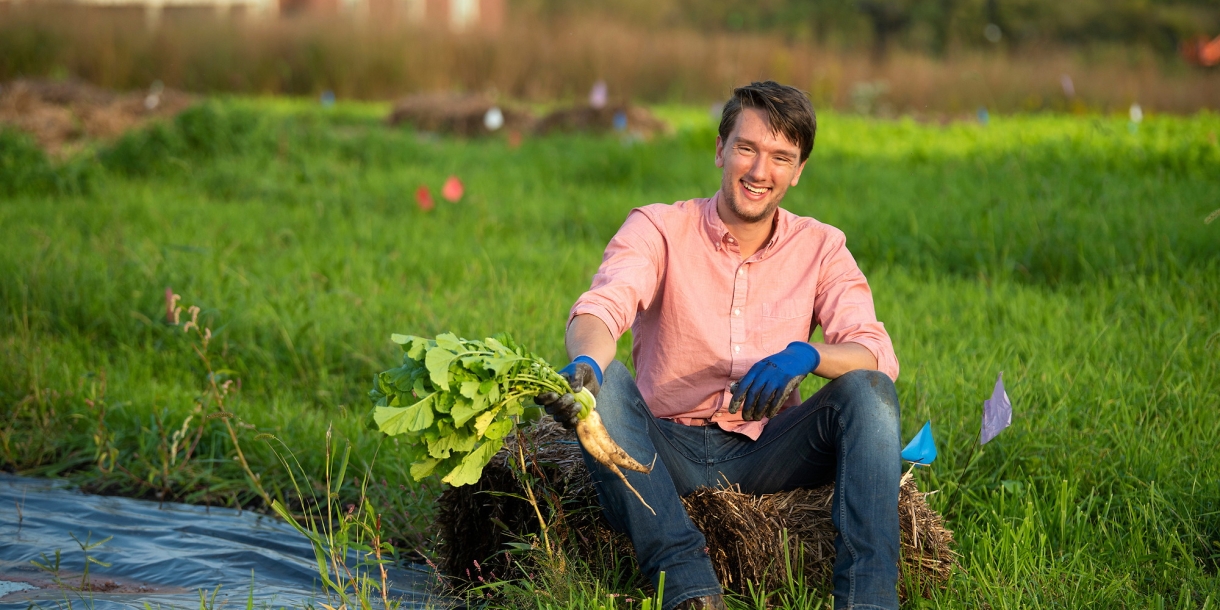 Portrait of student Evan Filion