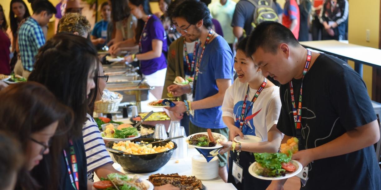 Catered event at MacDonald Commons