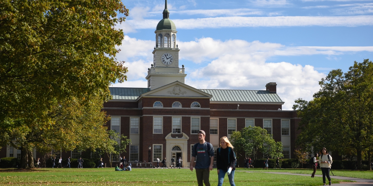 Students walking on Malesardi Quad