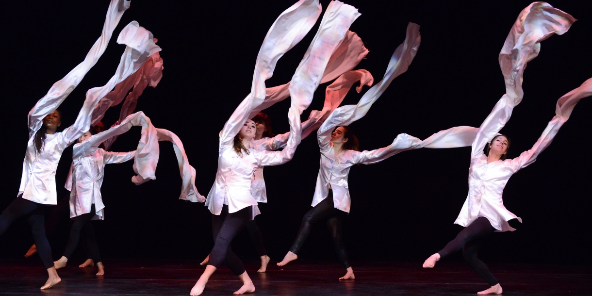 Chinese watersleeve dancers