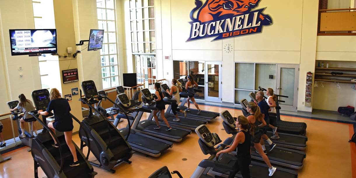 Interior of Krebs Family Fitness Center