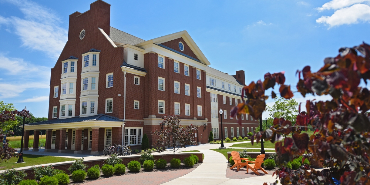 South Campus Apartments outdoor area