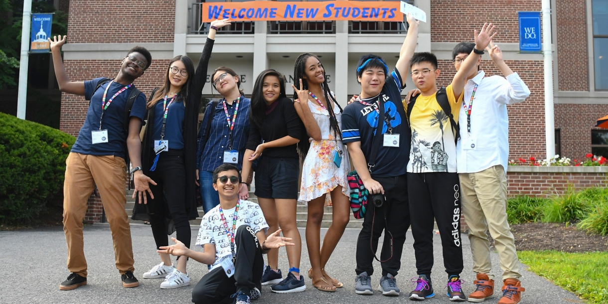 Students at International Orientation