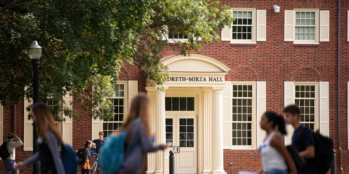 Students on campus