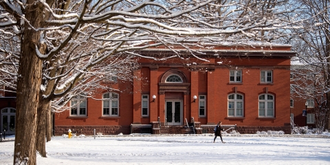 Carnegie Building in winter