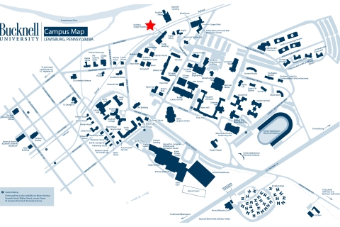 Bucknell University Campus Map – Map Vector