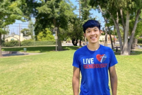 Portrait of student Michael Chen