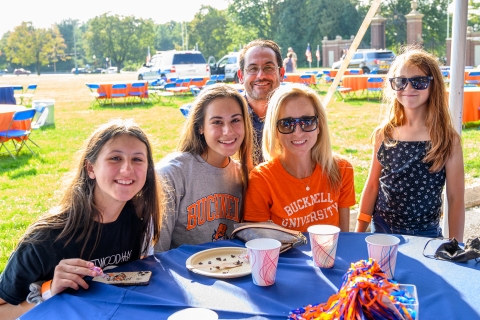 Family at the Tailgate Picnic