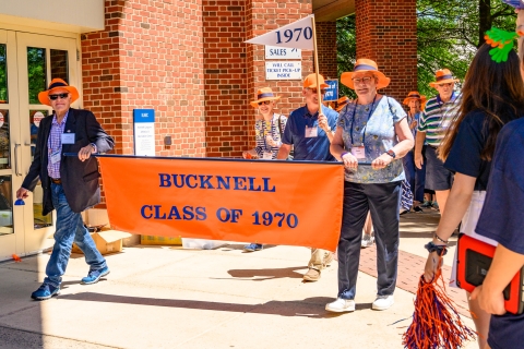 Class of 1970 50th Reunion Procession during the All Class Lunch