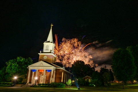 Fireworks during the Weekend Grand Finale