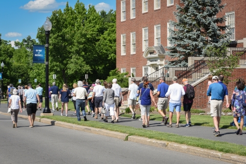 Walking Tour lead by Student Ambassadors.