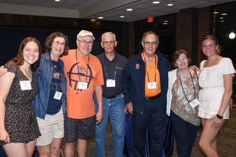 Student Ambassadors with members of the Emeritus Classes.