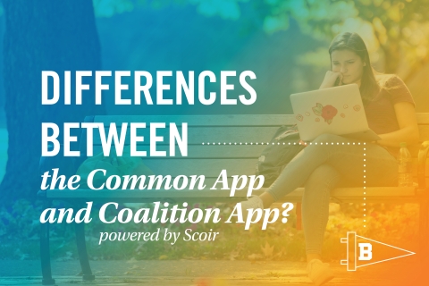 Differences between common app and coalition app (powered by SCOIR)