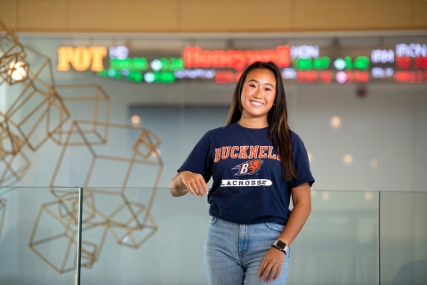 Jamie Tsao in Holmes Hall