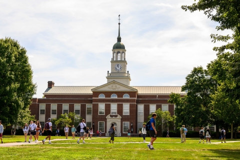 Students walking on Malesardi Quad