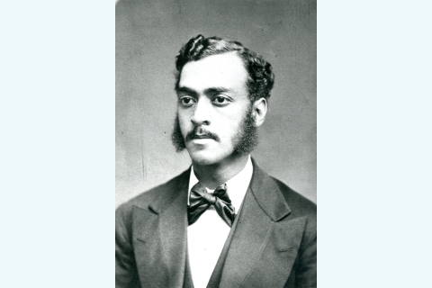 a black & white portrait of Edward McKnight Brawley