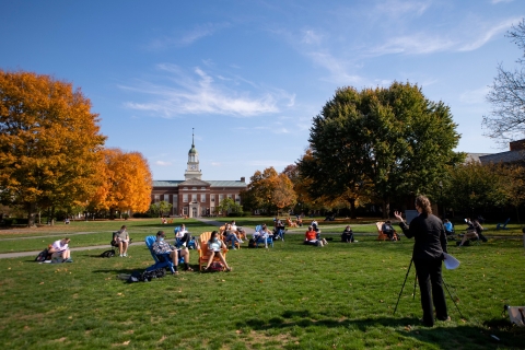 Fall campus beauty outdoor classes
