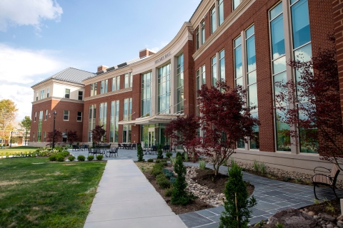 Exterior of Holmes Hall