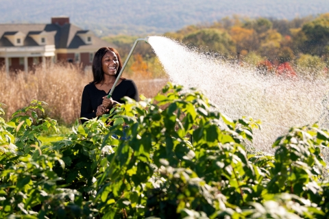 Maya Asante &#039;24 waters crops