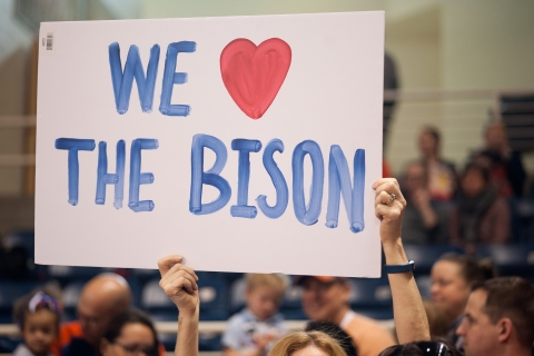 We love the bison sign.