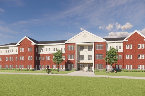 Bucknell West Student Housing Rendering