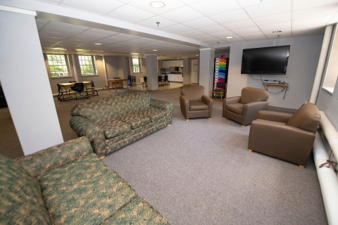 Residence hall living area