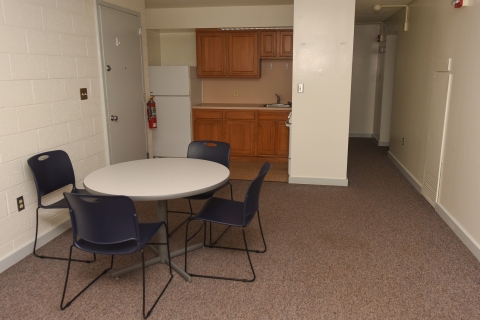 Interior Gateway Residence Center common space