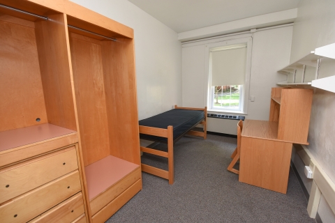 Single dorm room