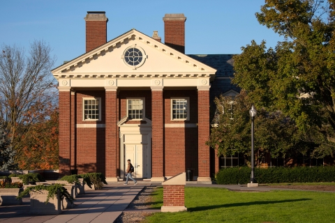 The quad entrance to the Provost's office