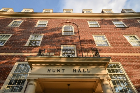 Front of Hunt Hall