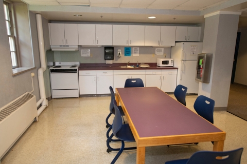 residence hall dining area