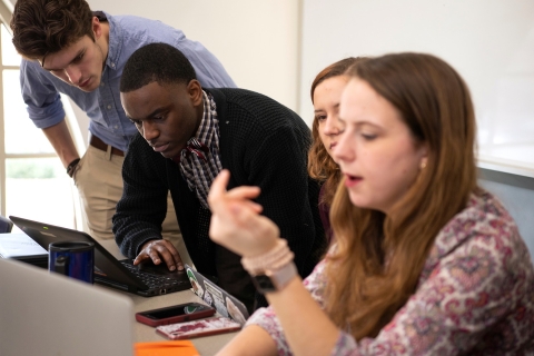 BIPP interns reviewing research