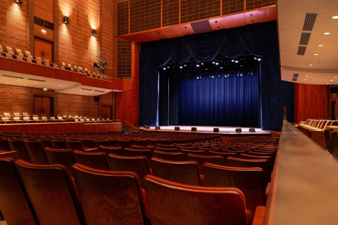 Interior of the Weis Center for the Performing Arts