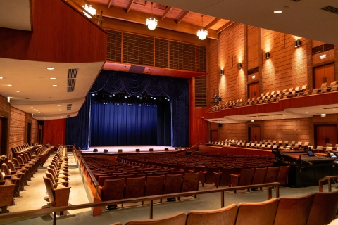 Interior of the Weis Center for the Performing Arts