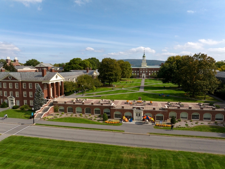 View of Bucknell's Malesardi Quad.