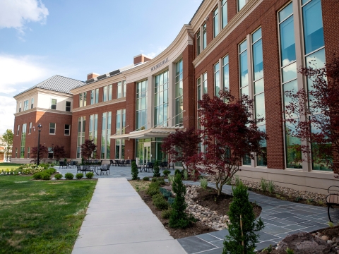 Exterior of Holmes Hall
