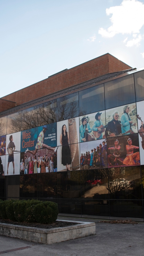 Exterior of the Weis Center for the Performing Arts
