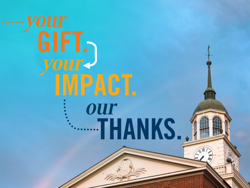 Your Gift. Your Impact. Our Thanks.