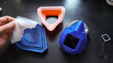 3D printed reusable masks