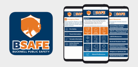 Public Safety BSAFE logo and screenshots