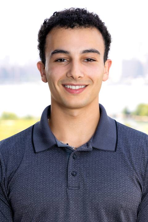 Yacine Bouabida '24 smiles.