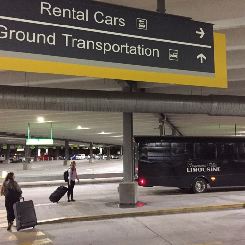 Shuttle Harrisburg Drop Off & Pick up area